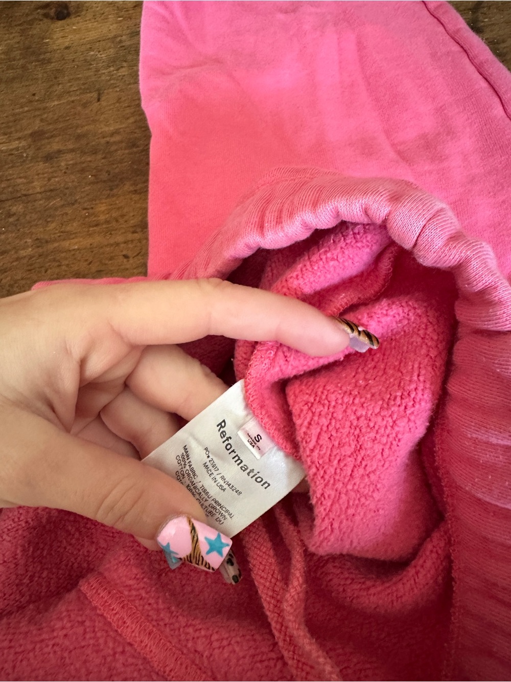Pink Reformation Sweatpants - Picture 3 of 5